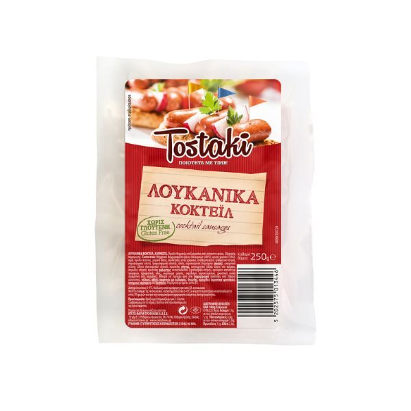 ΛΟΥΚΑΝΙΚΑ ΚΟΚΤΕΙΛ TOSTAKI 250GR
