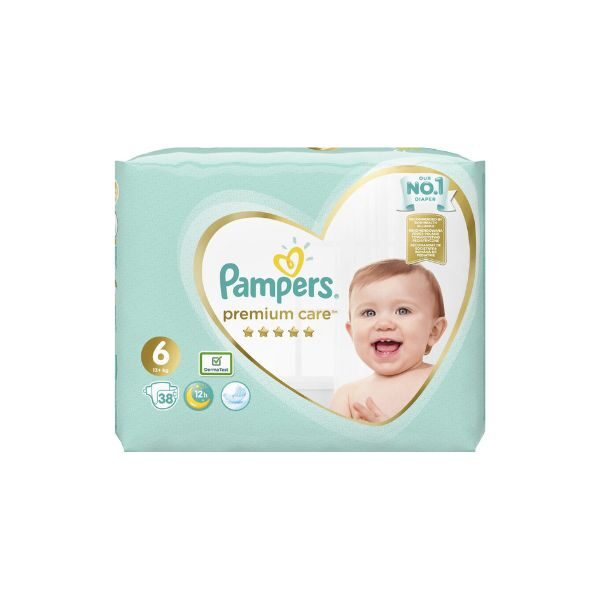 PAMPERS PREMIUM CARE N.6 13+KG 38ΤΕΜ