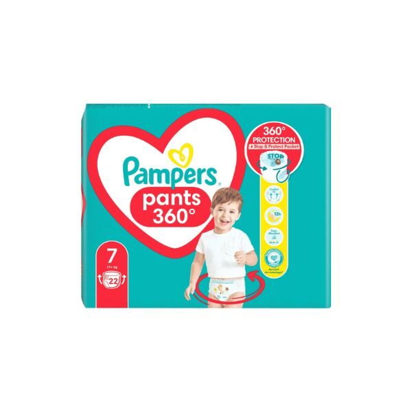 PAMPERS PANTS N.7 17+KG 22ΤΕΜ