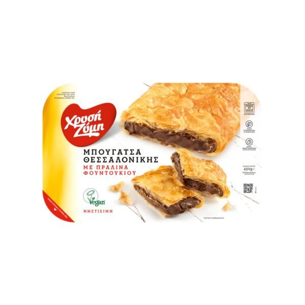 ΧΡΥΣΗ ΖΥΜΗ ΜΠΟΥΓΑΤΣΑ ΘΕΣΣΑΛΟΝΙΚΗΣ  ΜΕ ΠΡΑΛΙΝΑ ΦΟΥΝΤΟΥΚΙΟΥ 450GR