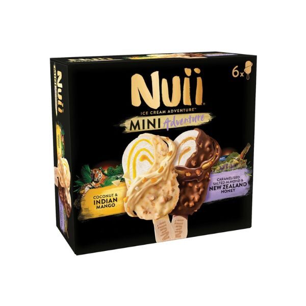 NUII INDIAN MANGO & NEW ZEALAND HONEY 6X55ML