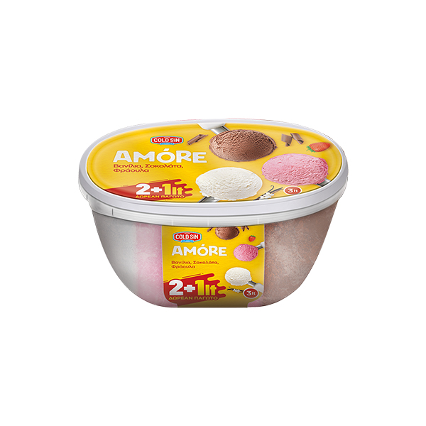AMORE ΒΑΝΙΛΙΑ ΣΟΚΟΛΑΤΑ ΦΡΑΟΥΛΑ 3LT
