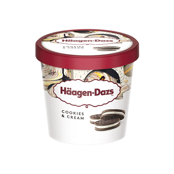 HAAGEN-DAZS COOKIES & CREAM 460ML