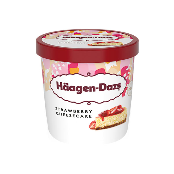 HAAGEN-DAZS STRAWBERRY CHEESECAKE 460ML