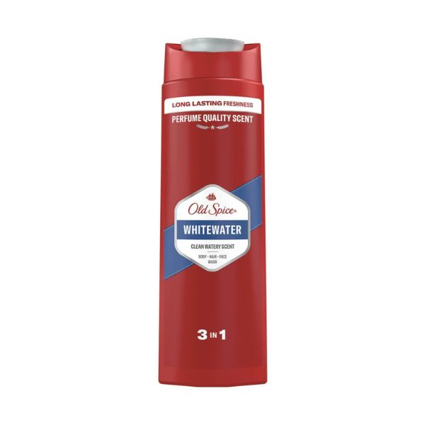 OLD SPICE SHOWER GEL & SAMPOO WHITEWATER 400ML