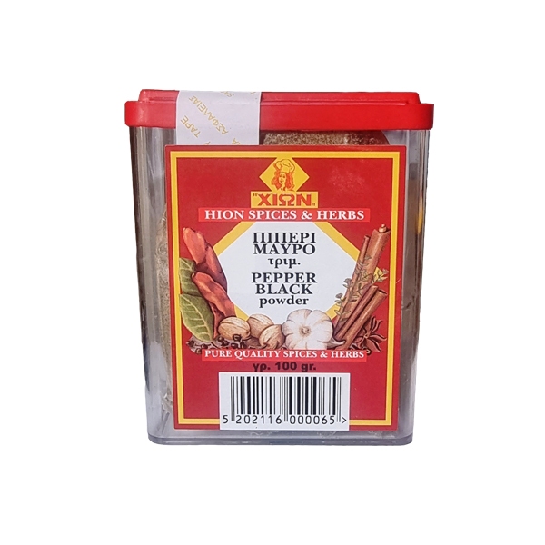 ΠΙΠΕΡΙ ΜΑΥΡΟ ΤΡΙΜΜΕΝΟ ΧΙΩΝ 100GR