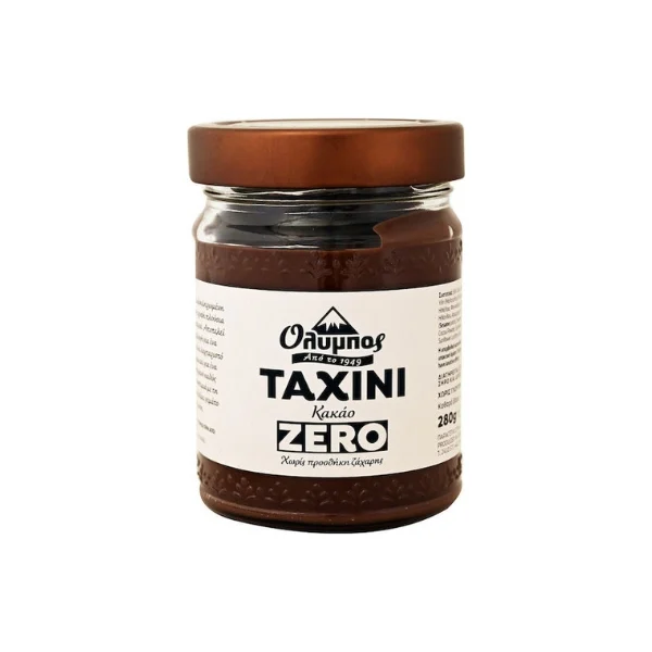 ΤΑΧΙΝΙ ΟΛΥΜΠΟΣ ΚΑΚΑΟ ZERO 280GR