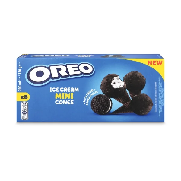 OREO ICE CREAM MINI CONES 8X25ML