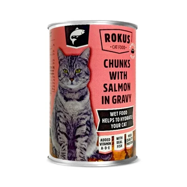 ROKUS ΓΑΤΟΤΡΟΦΗ SALMON 415GR