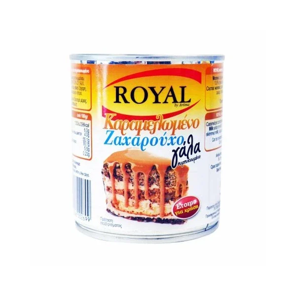 ROYAL ΚΑΡΑΜΕΛΩΜΕΝΟ ΖΑΧΑΡΟΥΧΟ ΓΑΛΑ 395ΓΡ