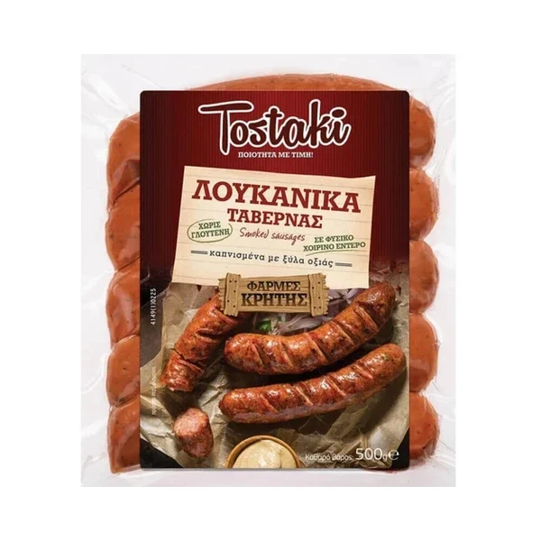 TOSTAKI  ΛΟΥΚΑΝΙΚΑ ΤΑΒΕΡΝΑΣ 500GR