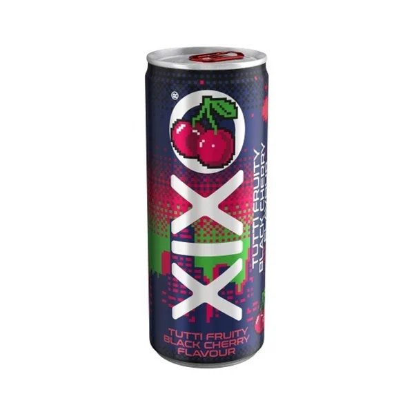 XIXO CSD TUTTI FRUTI BLACK CHERRY 250ML