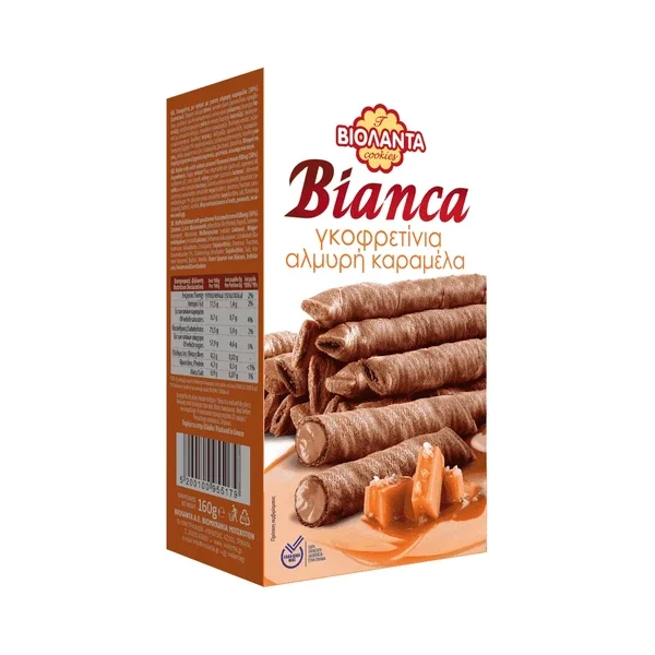 BIANCA ΓΚΟΦΡΕΤΙΝΙΑ ΑΛΜΥΡΗ ΚΑΡΑΜΕΛΑ ΒΙΟΛΑΝΤΑ 160GR