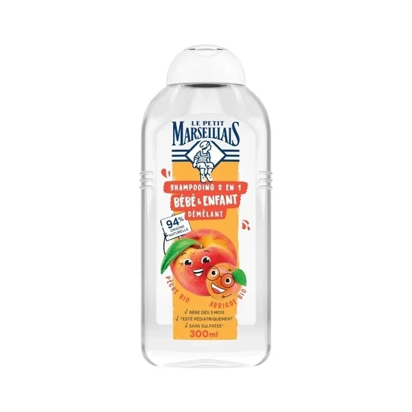 MARSEILLAIS ΣΑΜΠΟΥΑΝ & ΚΡΕΜΑ APRICOT BIO 300ML