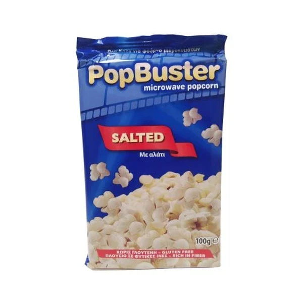 POPBUSTER MICROWAVE POP CORN ΑΛΑΤΙ 100GR
