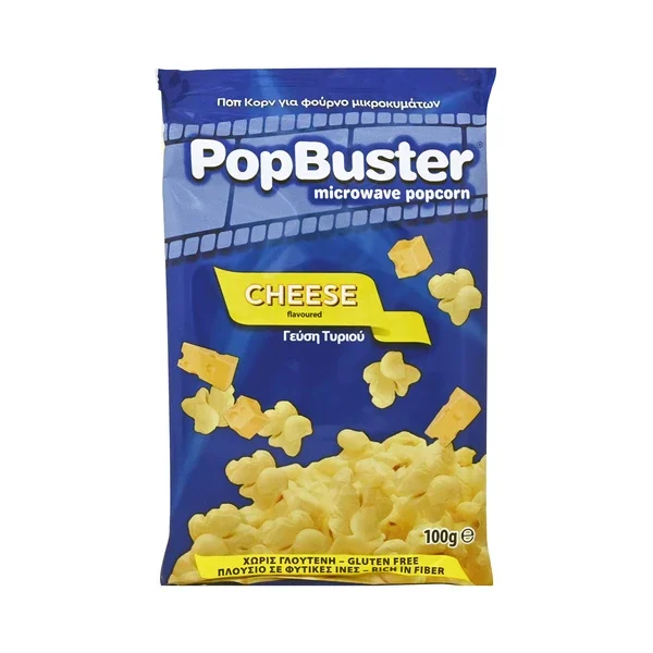 POPBUSTER MICROWAVE POP CORN ΤΥΡΙ 100GR