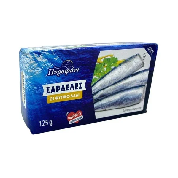 ΠΥΡΟΦΑΝΙ ΣΑΡΔΕΛΕΣ ΣΕ ΗΛΙΕΛΑΙΟ 125GR