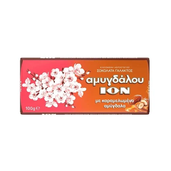 ΙΟΝ ΑΜΥΓΔΑΛΟY ΜΕ ΚΑΡΑΜΕΛΩΜΕΝΑ ΑΜΥΓΔΑΛΑ 100GR