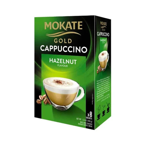 MOKATE ΚΑΠΟΥΤΣΙΝΟ ΚΑΦΕΣ 100GR(12,5ΓΡx8) GOLD ΦΟΥΝΤΟΥΚΙ