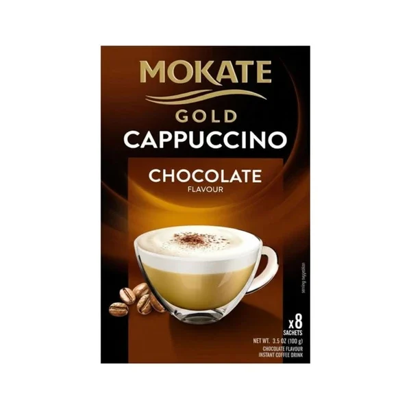 MOKATE ΚΑΠΟΥΤΣΙΝΟ ΚΑΦΕΣ 100GR(12,5ΓΡx8) GOLD ΣΟΚΟΛΑΤΑ